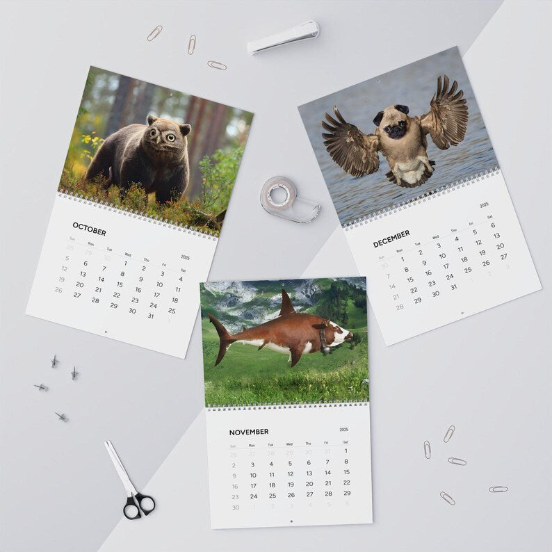 😵Hybrid Animals 2025 Calendar