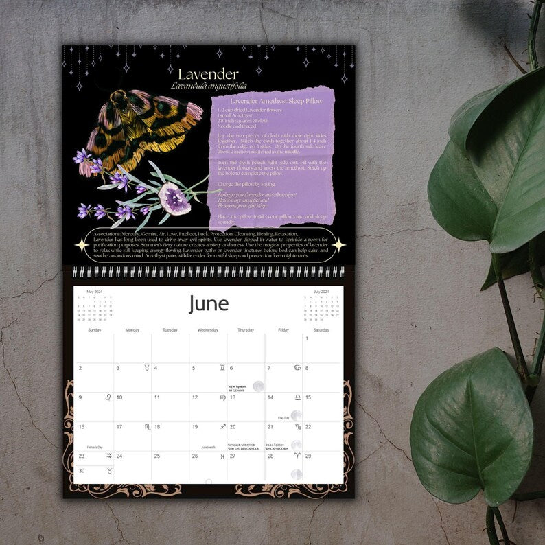 Magical Herbs Calendar 2025 🌿✨
