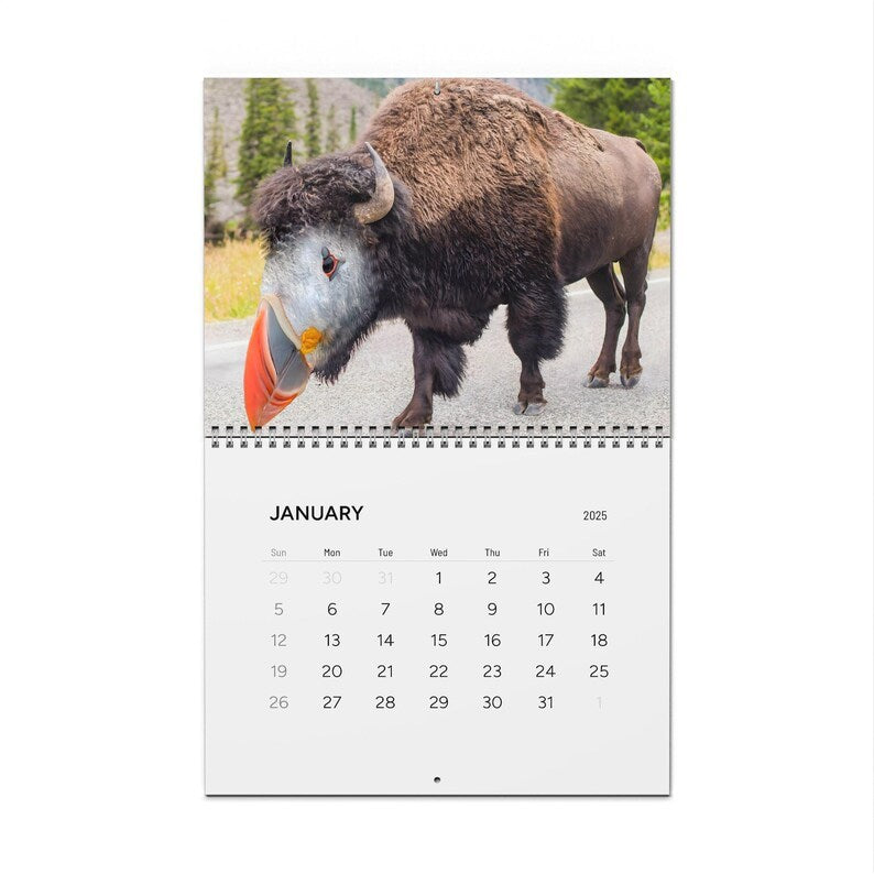 😵Hybrid Animals 2025 Calendar