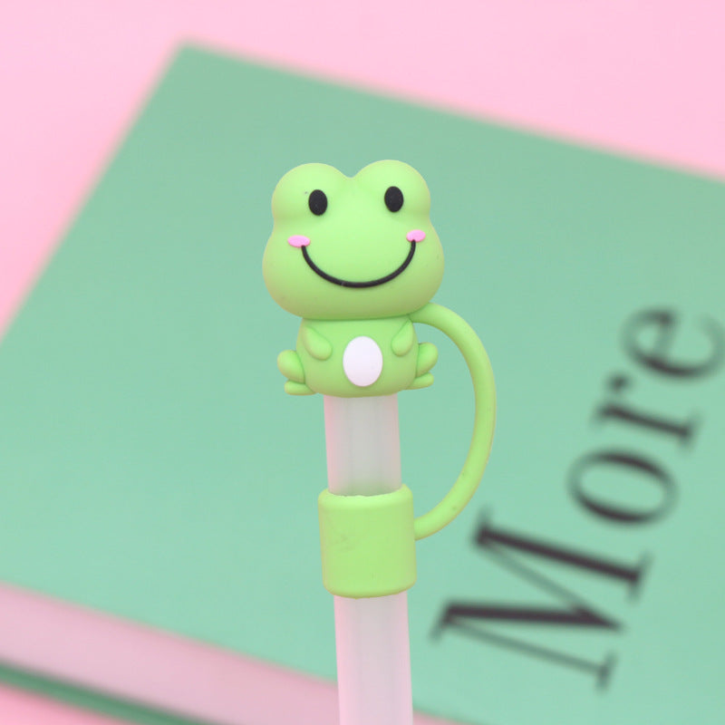 🥤🦆Silicone Animal Straw Covers Cap