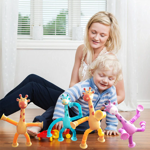 ๐
2024 Christmas Gift--Telescopic suction cup giraffe toy
