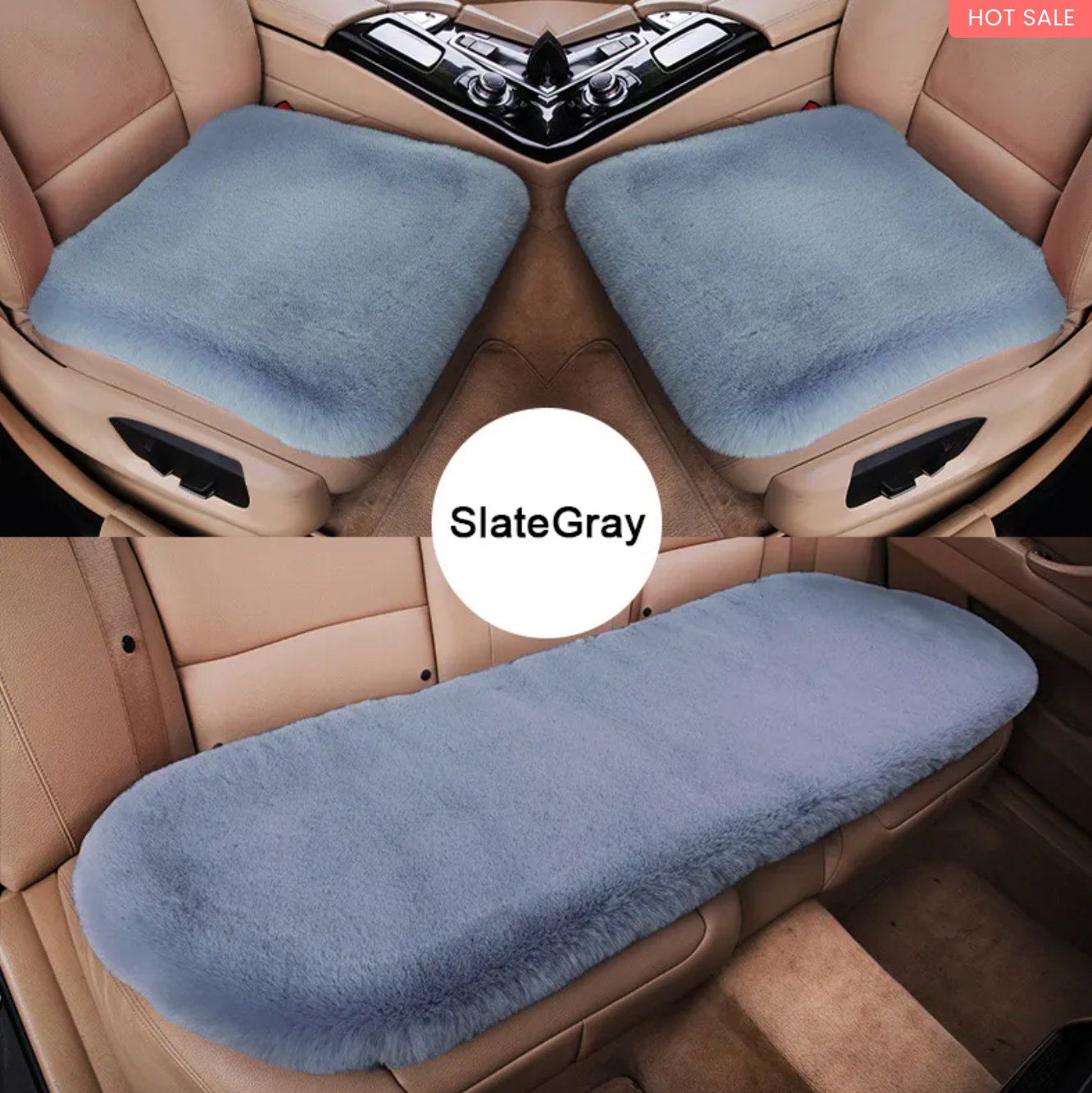 (🌲Early Christmas Sale- SAVE 49% OFF)Winter Warm Car Plush Seat Cushions