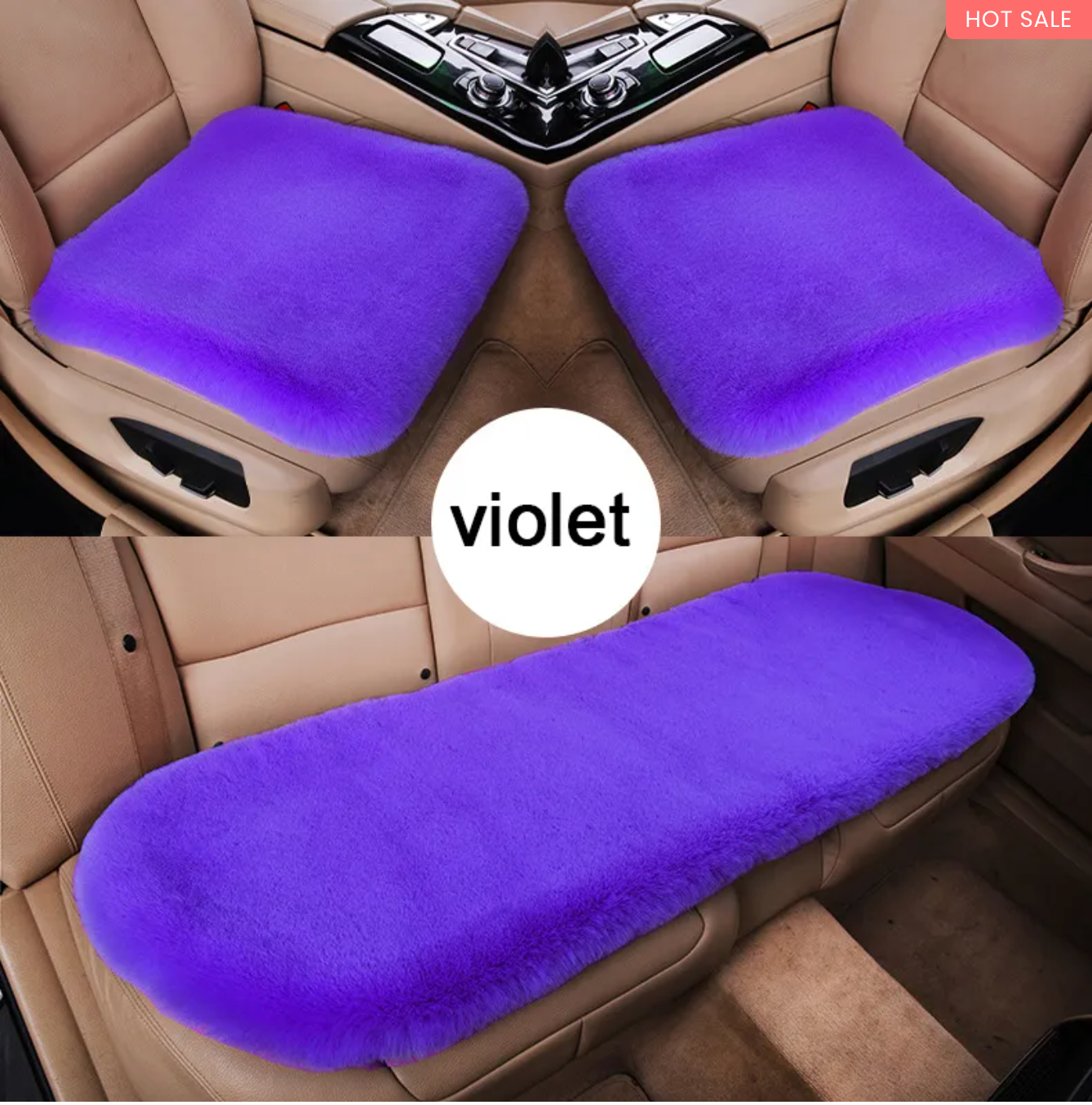 (🌲Early Christmas Sale- SAVE 49% OFF)Winter Warm Car Plush Seat Cushions
