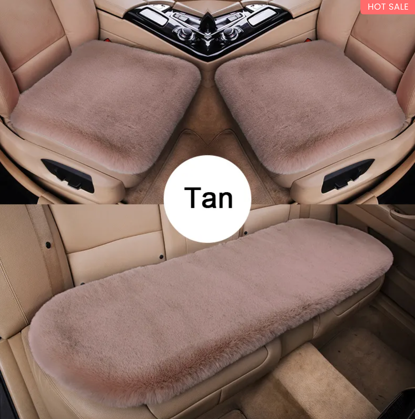 (🌲Early Christmas Sale- SAVE 49% OFF)Winter Warm Car Plush Seat Cushions