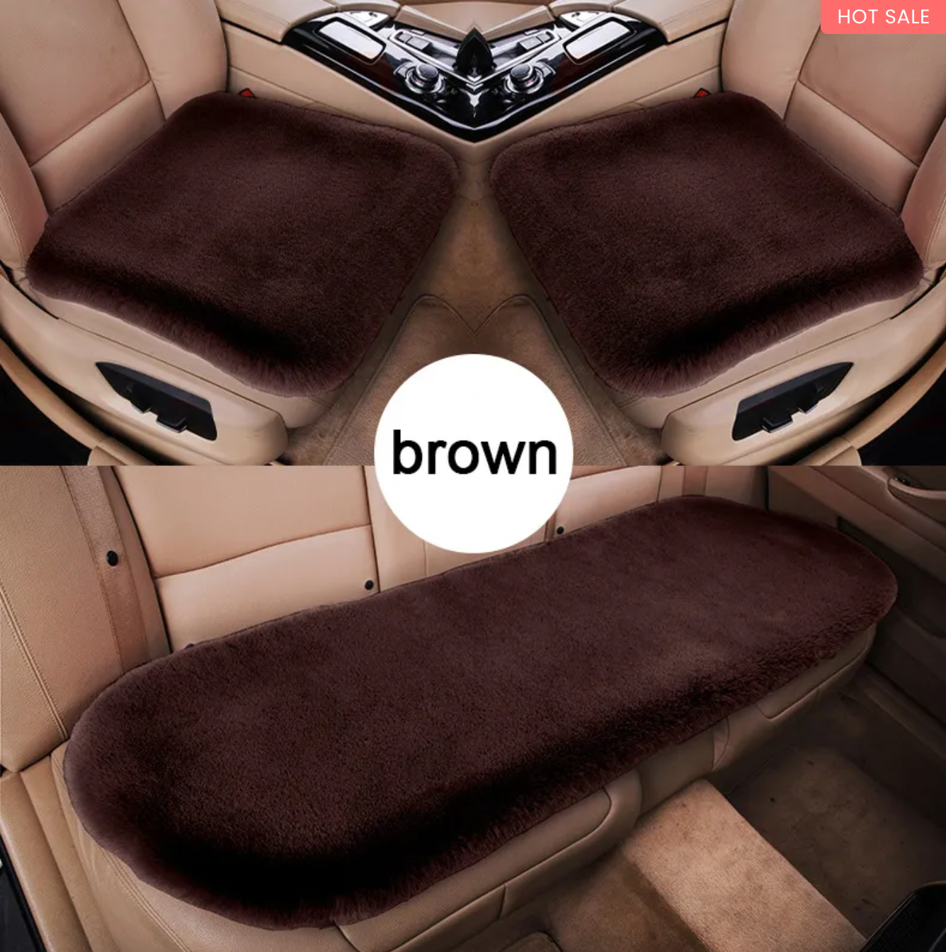 (🌲Early Christmas Sale- SAVE 49% OFF)Winter Warm Car Plush Seat Cushions