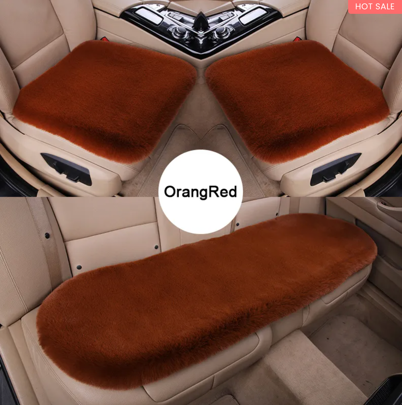 (🌲Early Christmas Sale- SAVE 49% OFF)Winter Warm Car Plush Seat Cushions
