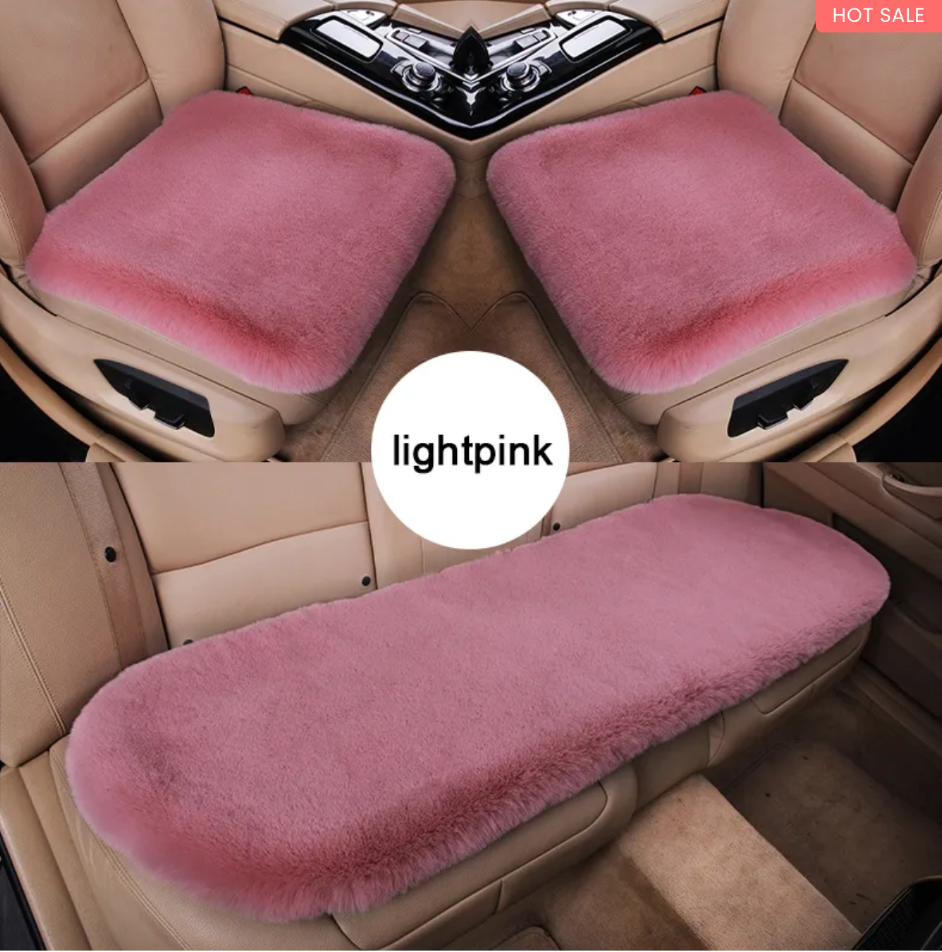 (🌲Early Christmas Sale- SAVE 49% OFF)Winter Warm Car Plush Seat Cushions
