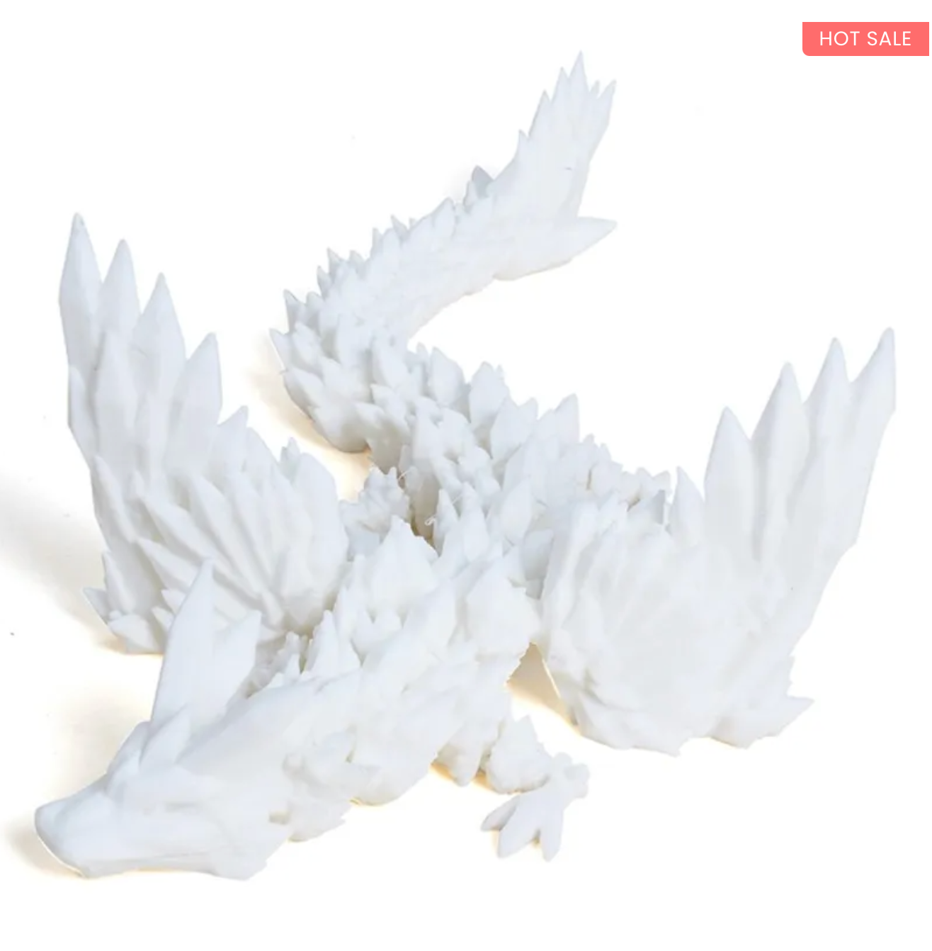 NEW 3D-Printed Articulated Crystal Dragon