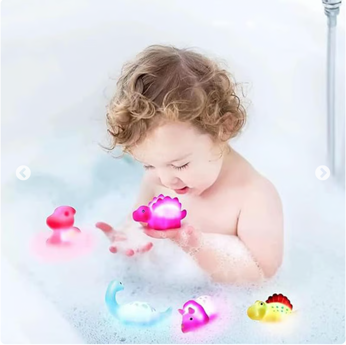 Glowing Dinosaur Shaped Bath Toy