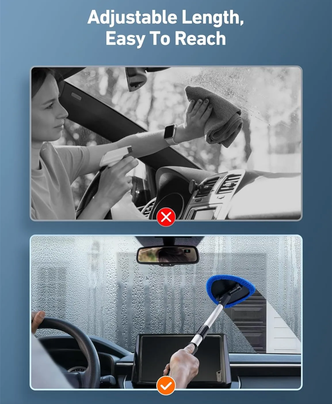 New Car Windshield Cleaning Tools(4pcs)