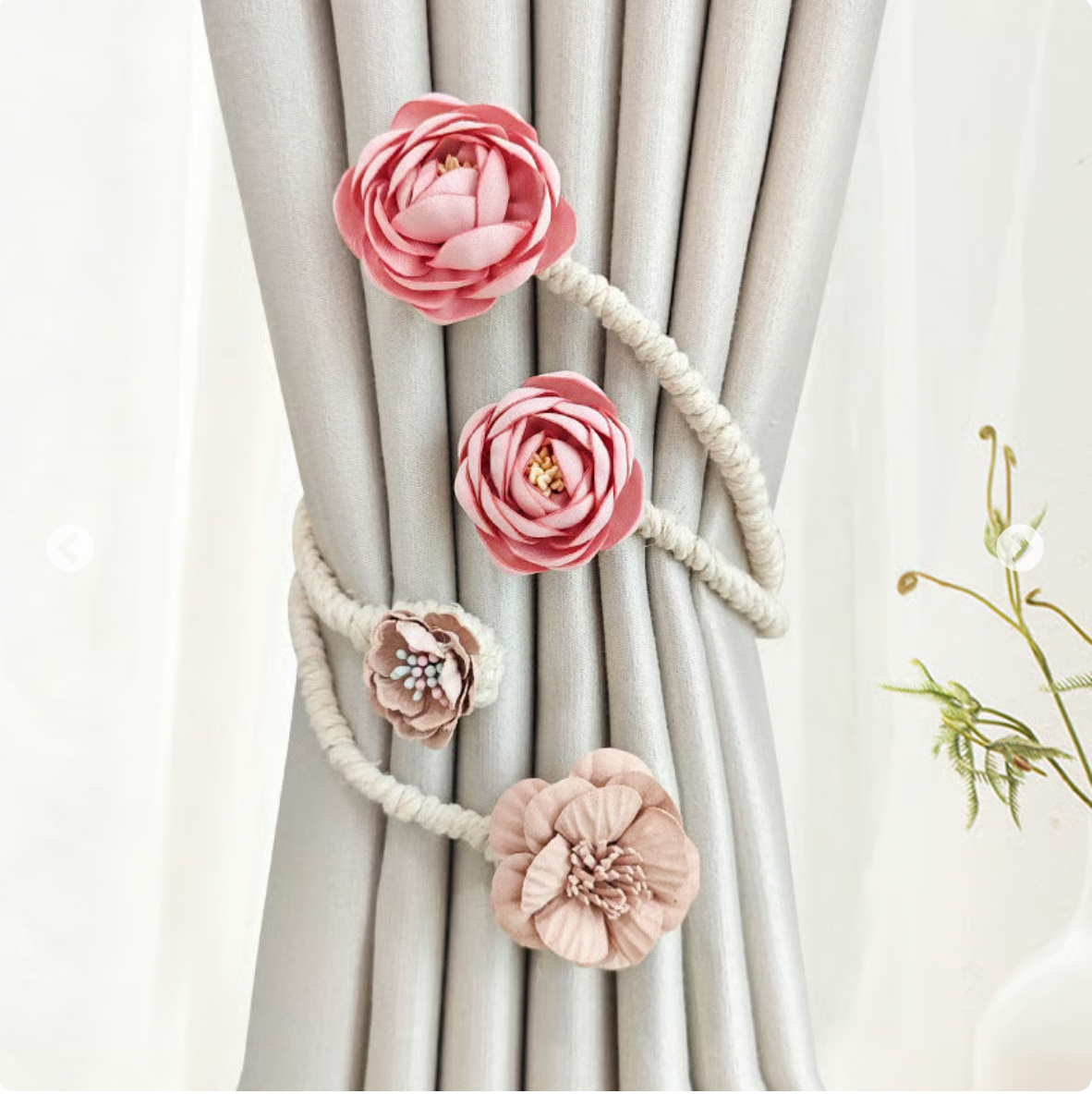 Curtain Tiebacks Clips