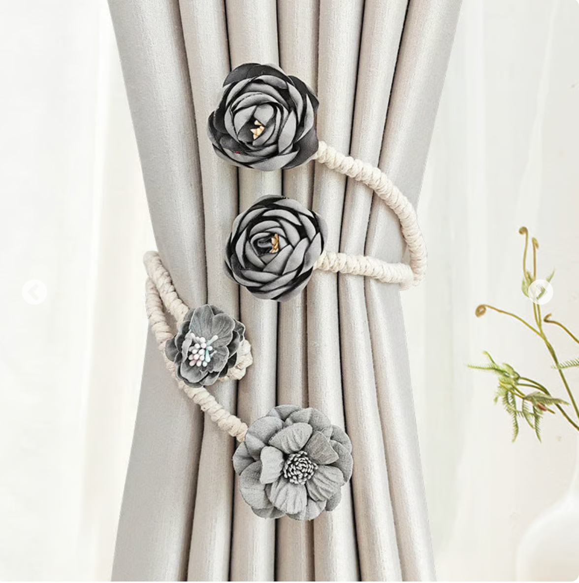 Curtain Tiebacks Clips