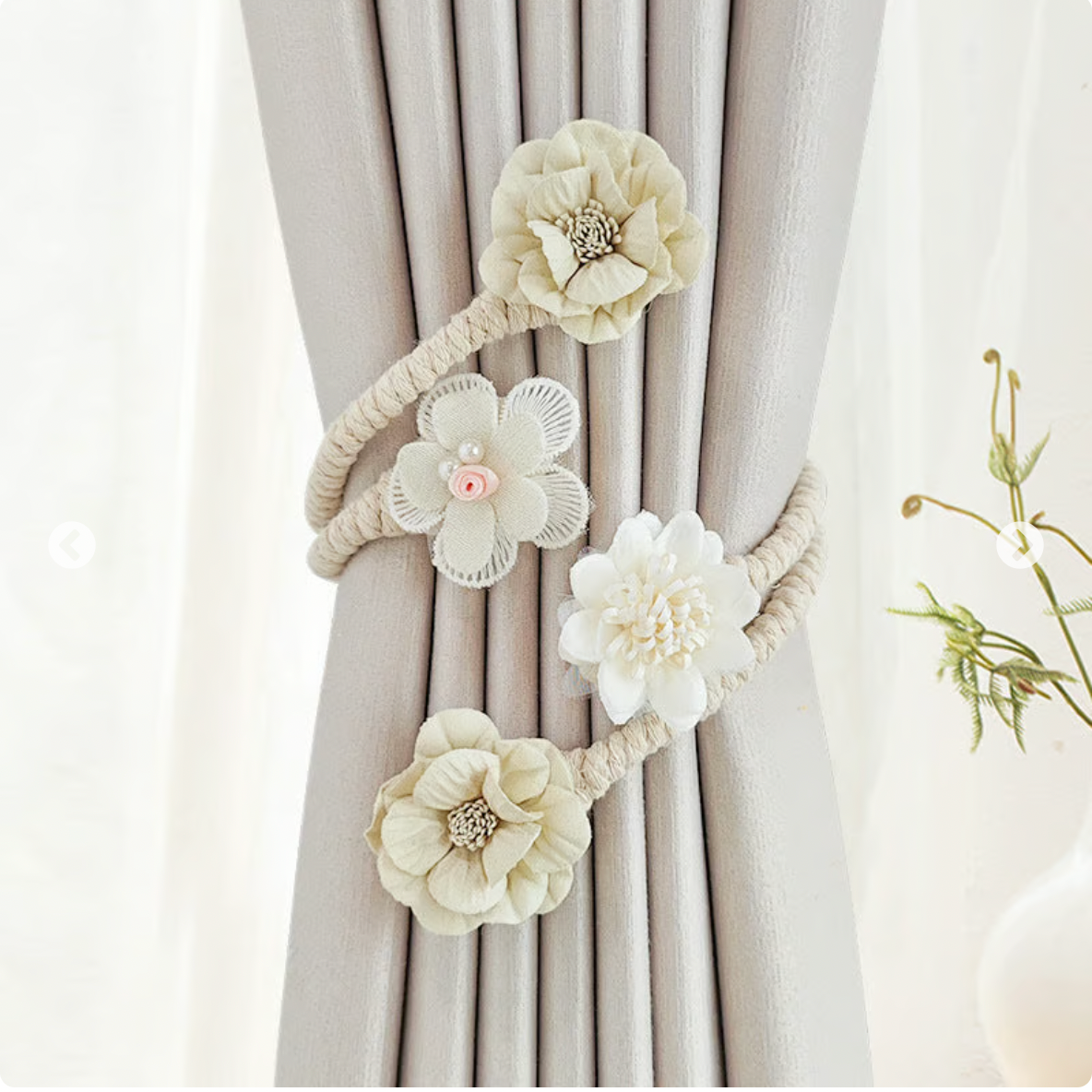 Curtain Tiebacks Clips