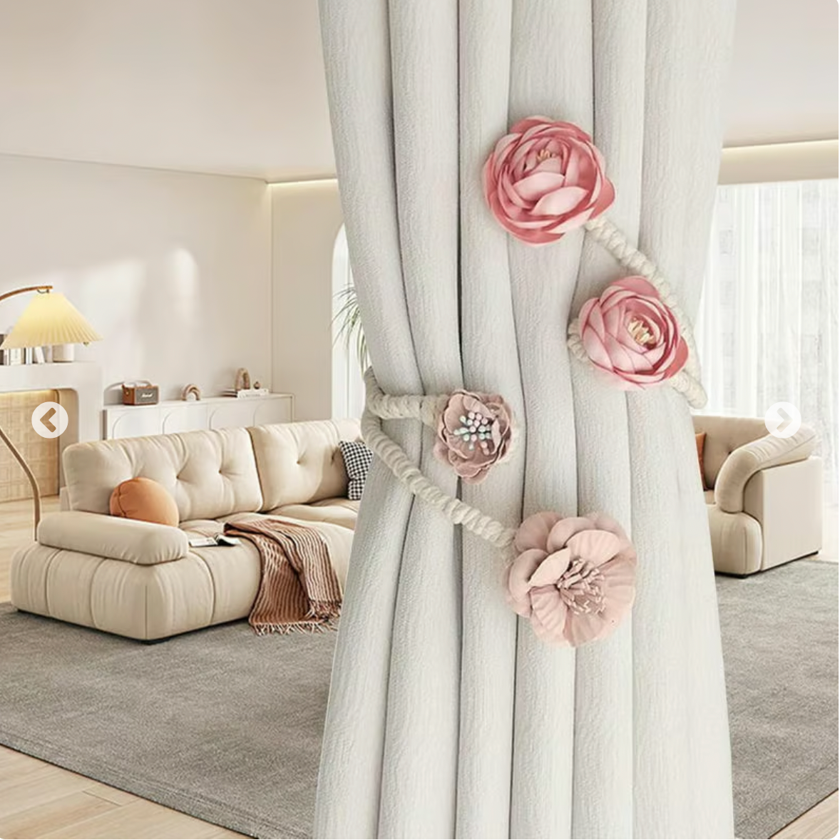 Curtain Tiebacks Clips
