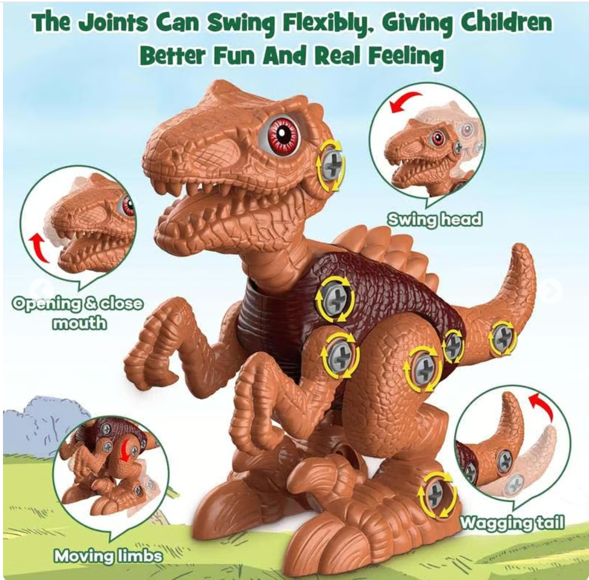 Dinosaur Building Toys for Kids