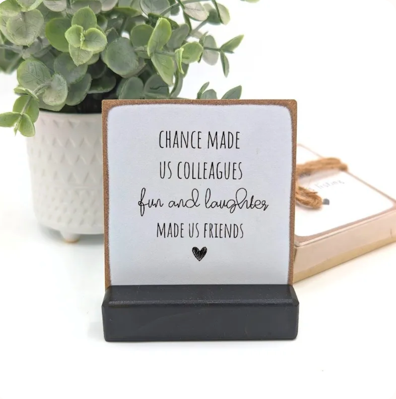 Thank you gift desk decor