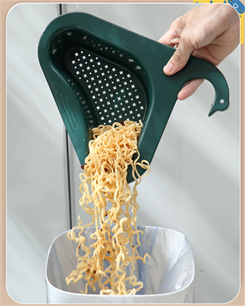 🔥 Kitchen Sink Drain Basket Swan Drain Rack🔥