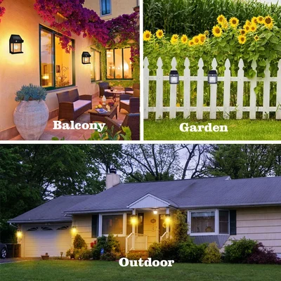 2024 New Tungsten Solar Wall Light for Outdoor