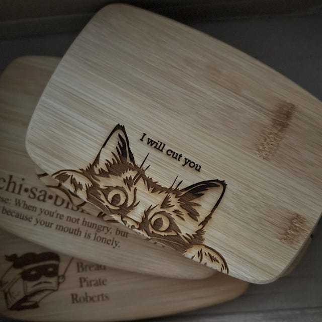 Funny Bamboo Cutting Board