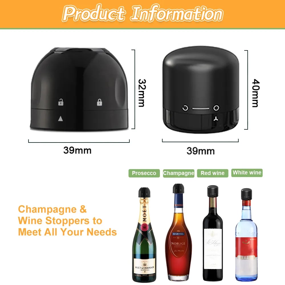 š„š¾Vacuum Red Wine Bottle Cap Stopper