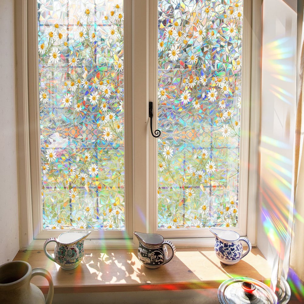 🎄Christmas Sales 49% OFF-Colorful Floral Bouquet Window Sticker