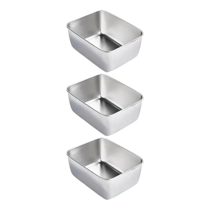 🔥LAST DAY 49% OFF-Stainless Steel Square Plate(With Lid)