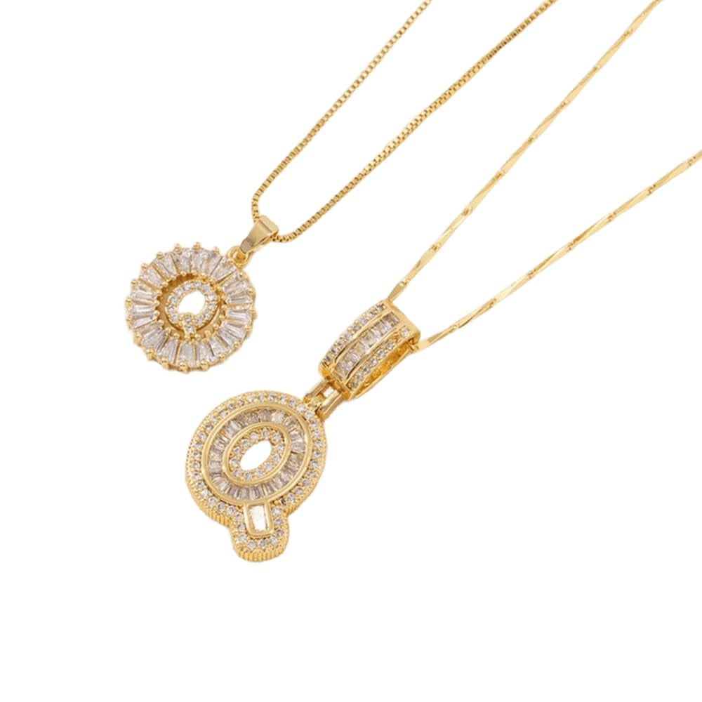 💍Last Day Only $12.99 & 2 Pack💍 Initial Letter Pendant Necklaces-Best Gift for your friends💝