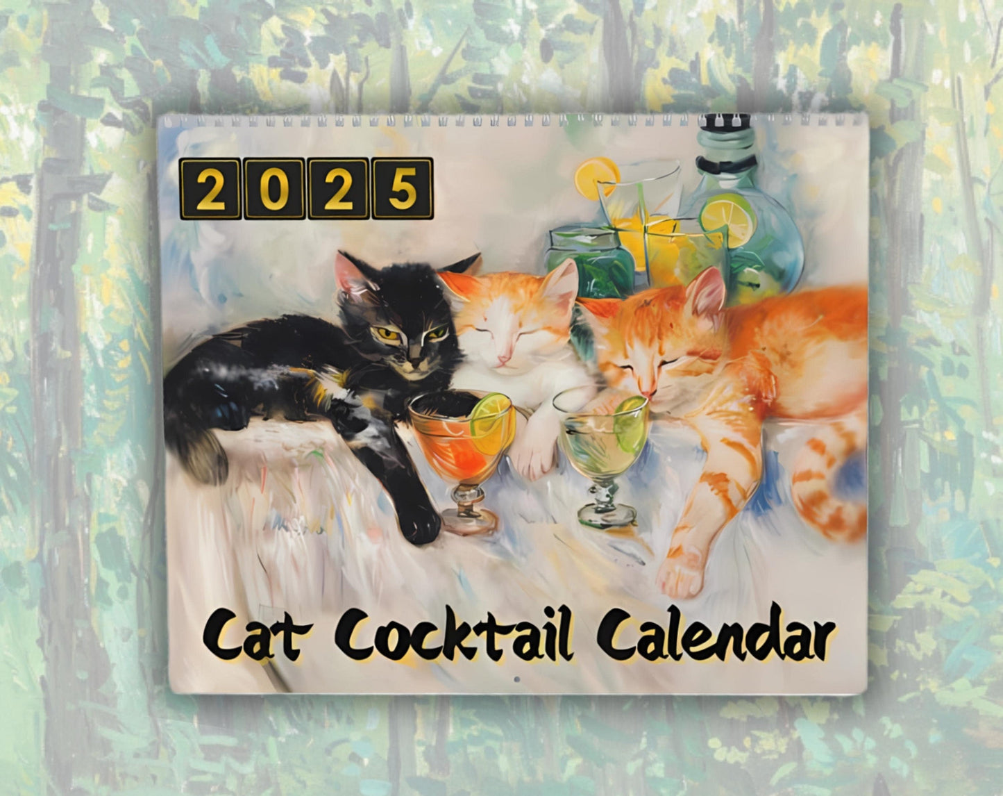 🍸2025 Cat Cocktails Calendar