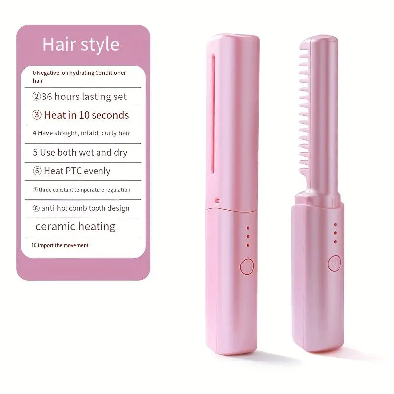 💜Rechargeable Mini Hair Straightener💜