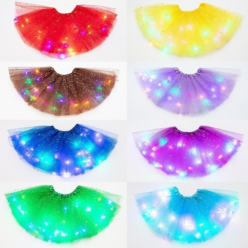 š„Magical & Luminous LED Tutu Skirt - 14 ColorsāØ