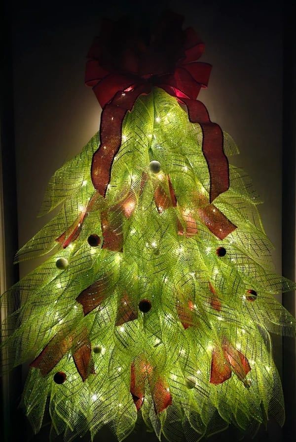 🔥Hot Sale 49% OFF 🎄Handmade Christmas Tree Wreath for Front Door