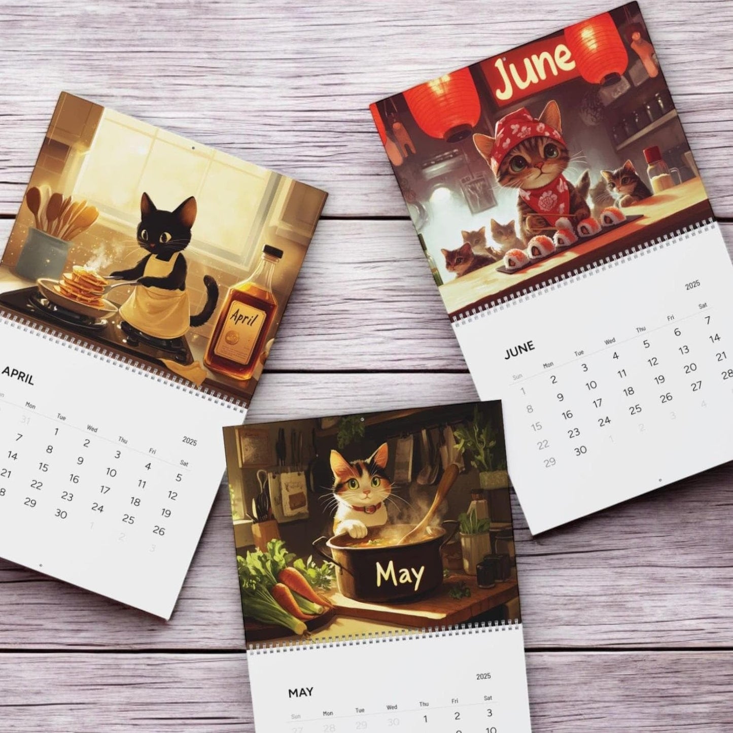 🧑🍳Cooking Cats Calendar 2025