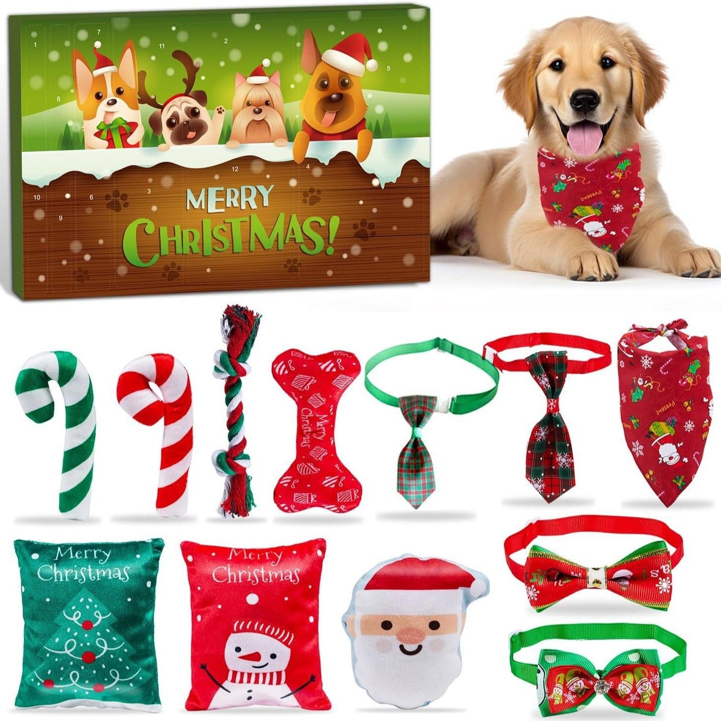 š„Last 48 hours 57% OFF - š±2024 Christmas Countdown Pet Toys Advent Calendar