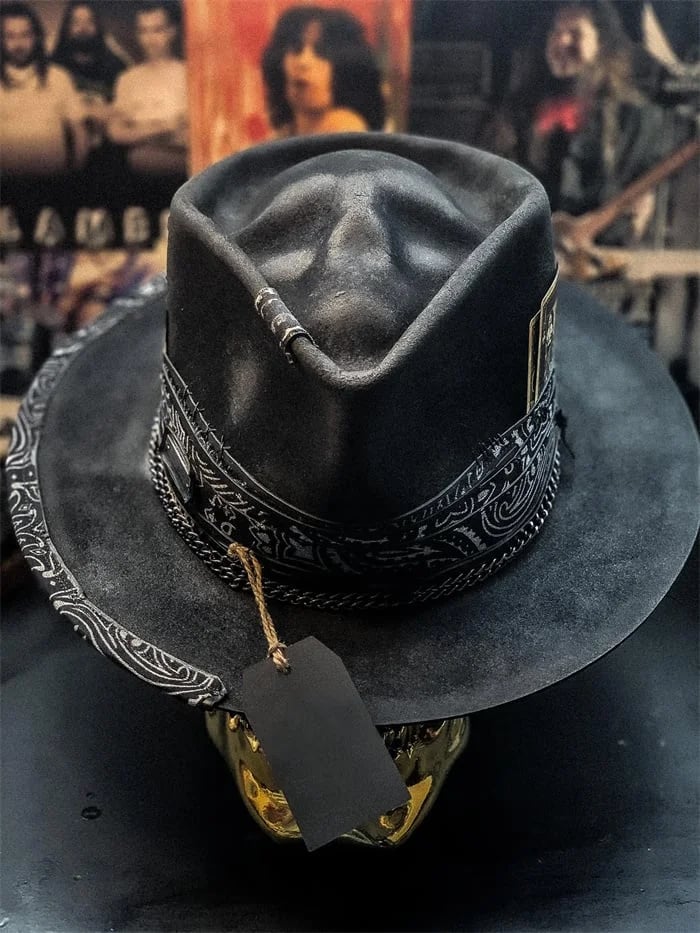 π"Harvester of Sorrow" Handmade Skull Hat