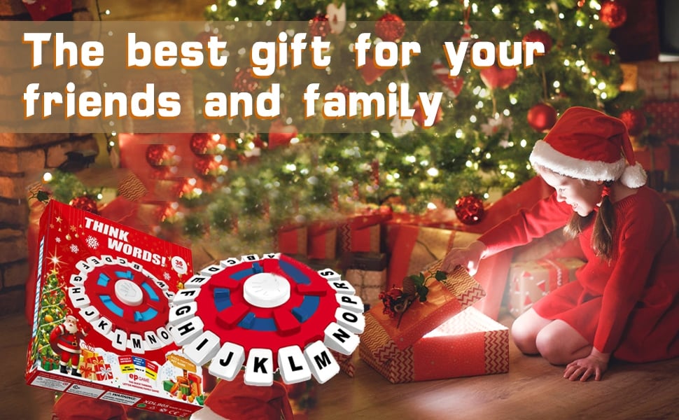 🎅Christmas Sale 49% OFF🎄🔥Word Game | Fast-Paced Family Board Game| Learning Game Great for All Ages🔥