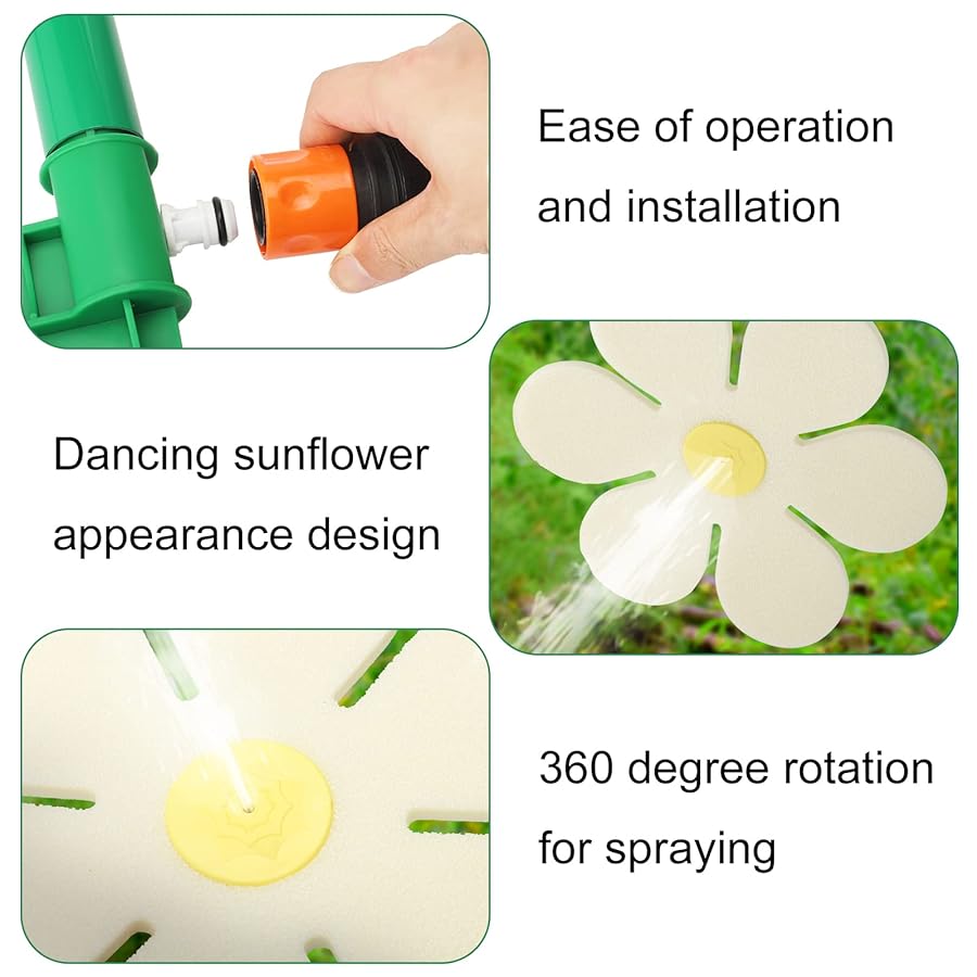🔥LAST DAY 50% OFF🤣Crazy Dancing Flower Water Sprinkler