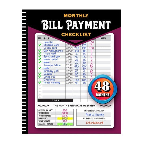 đź“”Bill Payment Management, Cleaning Schedule Manual