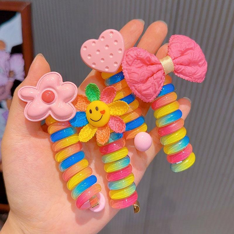 Early Christmas Sale🎄- Colorful Telephone Wire Hair Bands for Kids