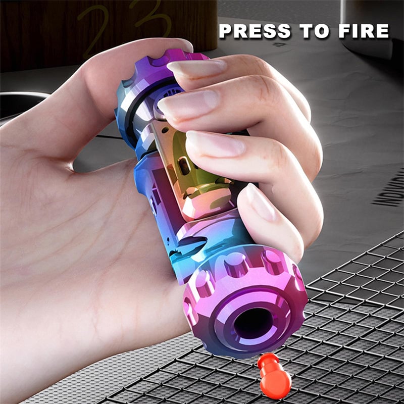 Cool Deformation Ejection Fidget Toy Alloy EDC Fidget Fidget Spinner Creative Stress Relief Toy