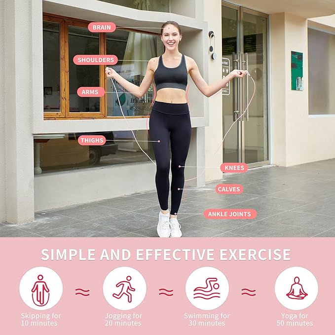 🔥Skipping Rope with Counter (Gravity Ball with/without Rope)