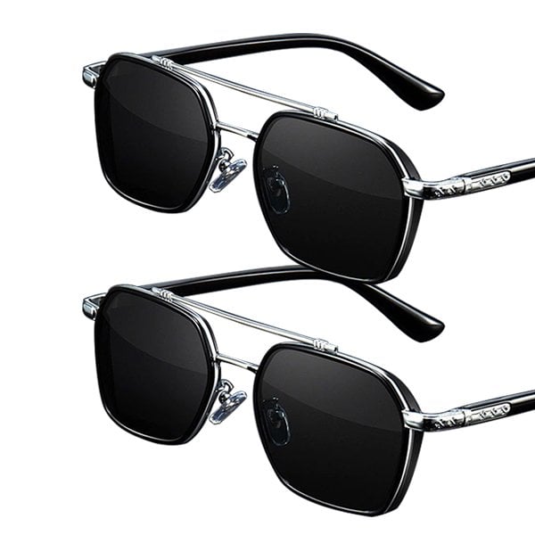 Double Beam Slim Retro PC Frame Optical Glass