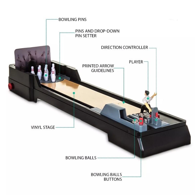 🔥 LAST DAY SALE 49% OFF - Table Top Bowling Gadget Kids Gift Set