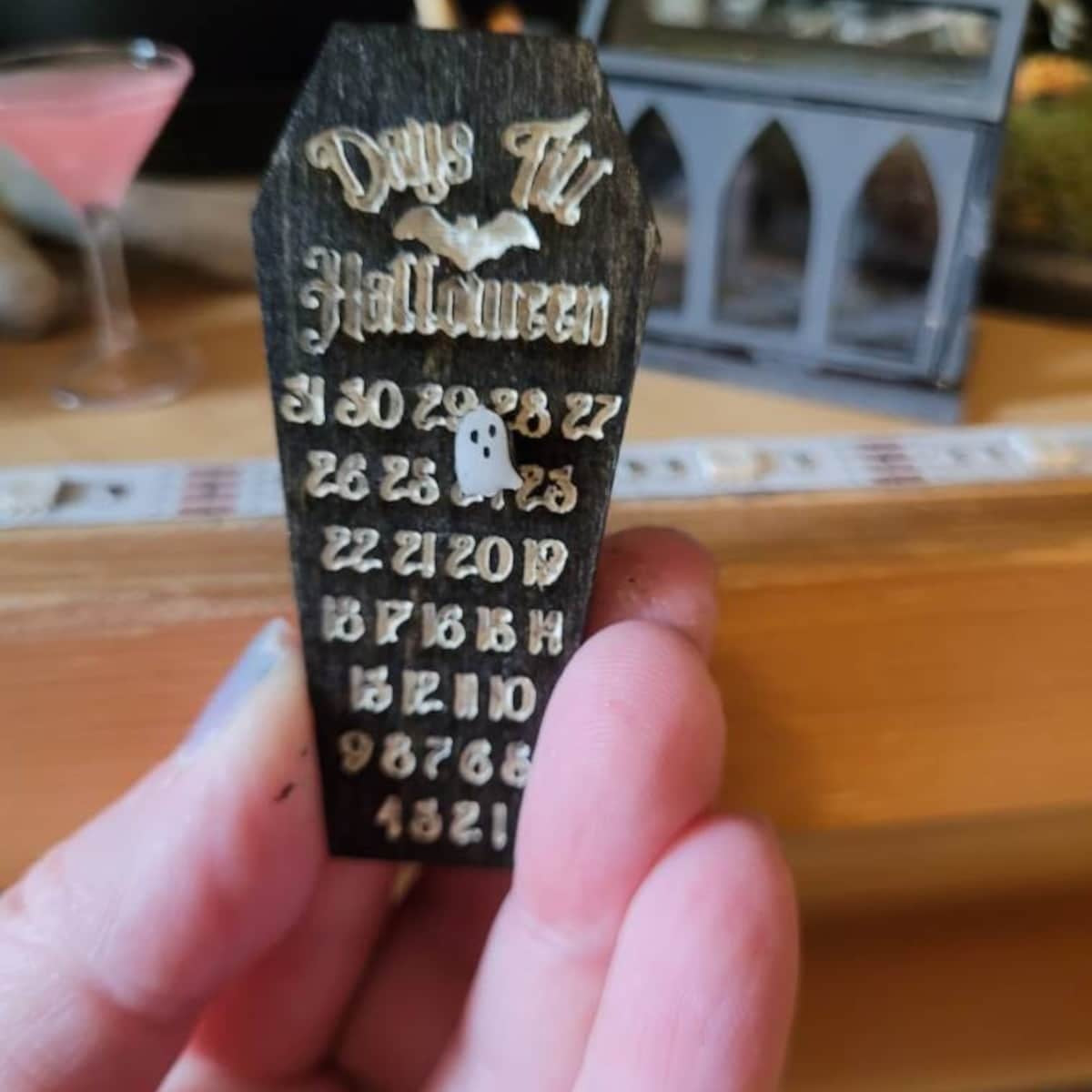 ⚰️Miniature Halloween Countdown | Halloween Magnetic Calendar📅