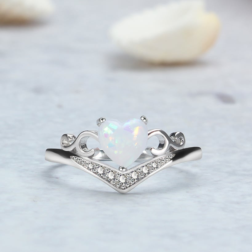 💝Self Love Silver Heart Ring💗