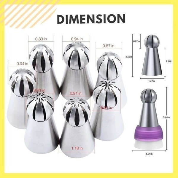 🎄Cake Decor Piping Tips