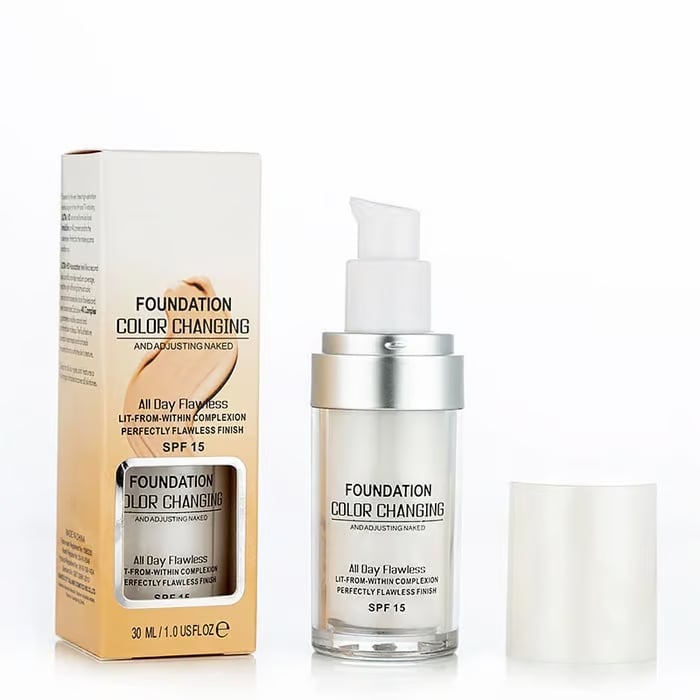šColour Changing Mature Skin Foundationš