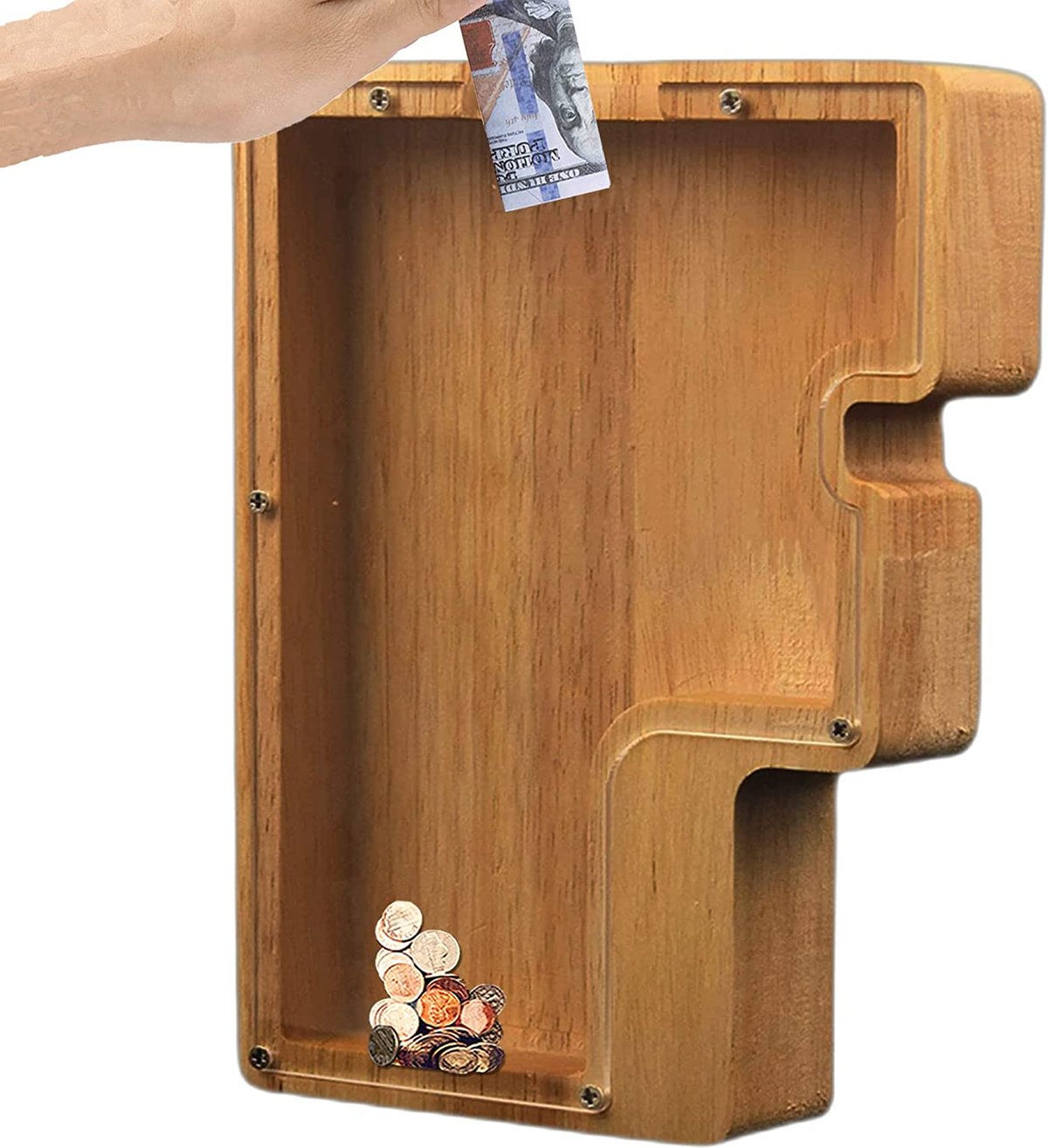 (š„2024 BEST GIFT TO CHILDRENš„) Wooden Letter Piggy Bankš