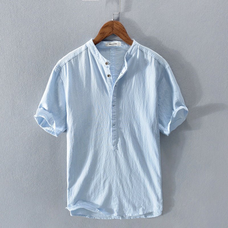 π₯ Men's New Linen Casual Short Sleeve Shirt