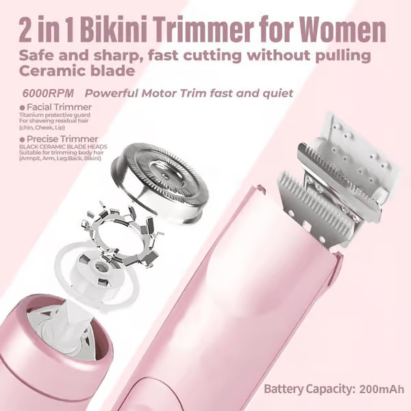 🎁LAST DAY 49%OFF🔥 - Winter & New Year Gift - Comfort 2 in 1 Electric Lady Shaver