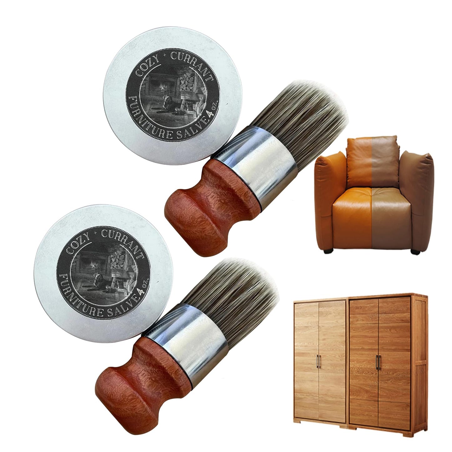EarlyDesigns – Leather Repair Cream with Free Brush